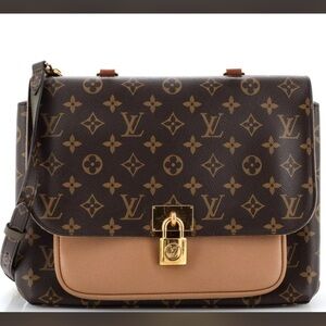 Louis Vuitton Monogram Crossbody with Gold Lock